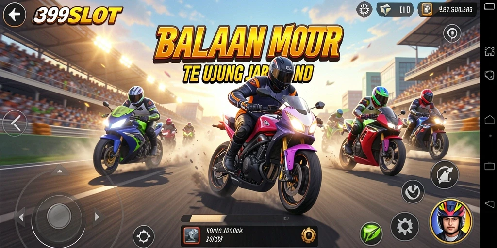 Tampilan gameplay 9399SLOT yang mendebarkan dan kompetitif.