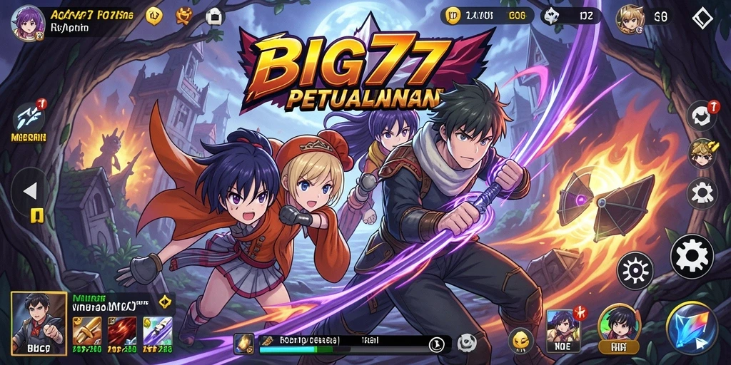 Gameplay menarik dari BIG77 dengan karakter anime yang unik.