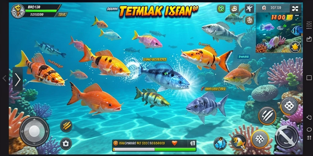 Gameplay seru menangkap ikan dalam BRO138.