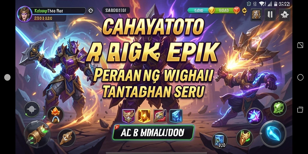 Tangkapan layar utama dari CAHAYATOTO menampilkan aksi gameplay yang mendebarkan.