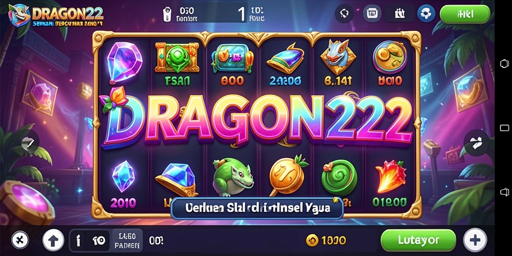 Tampilan gameplay DRAGON222 yang menegangkan dan penuh warna.