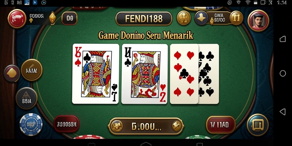 Tampilan gameplay seru dalam FENDI188, penuh tantangan domino.