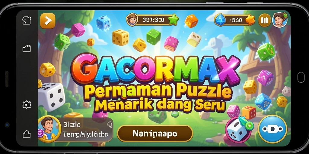 Tampilan screenshot GACORMAX dengan gameplay Puzzle yang seru.