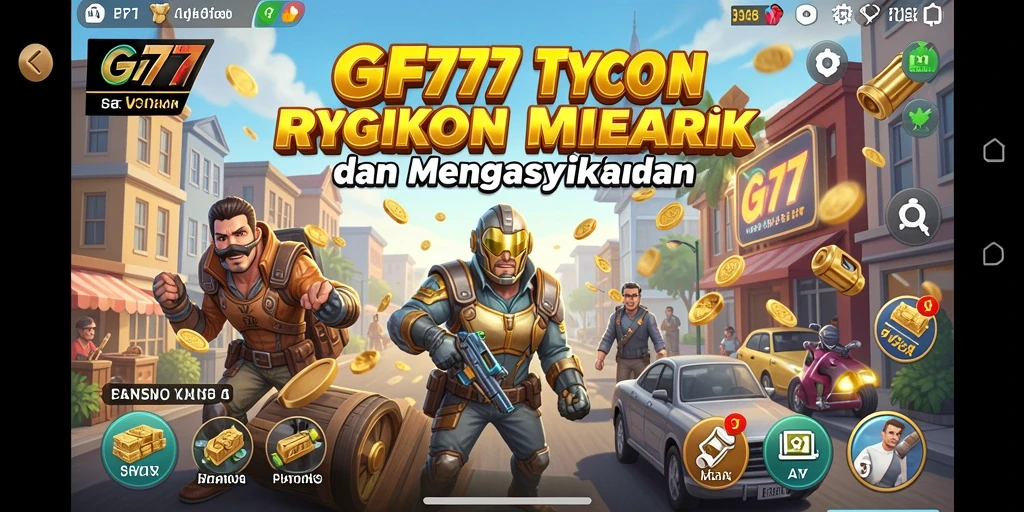 Tampilan menakjubkan dari gameplay GF777 yang seru dalam mengelola bisnis Tycoon.