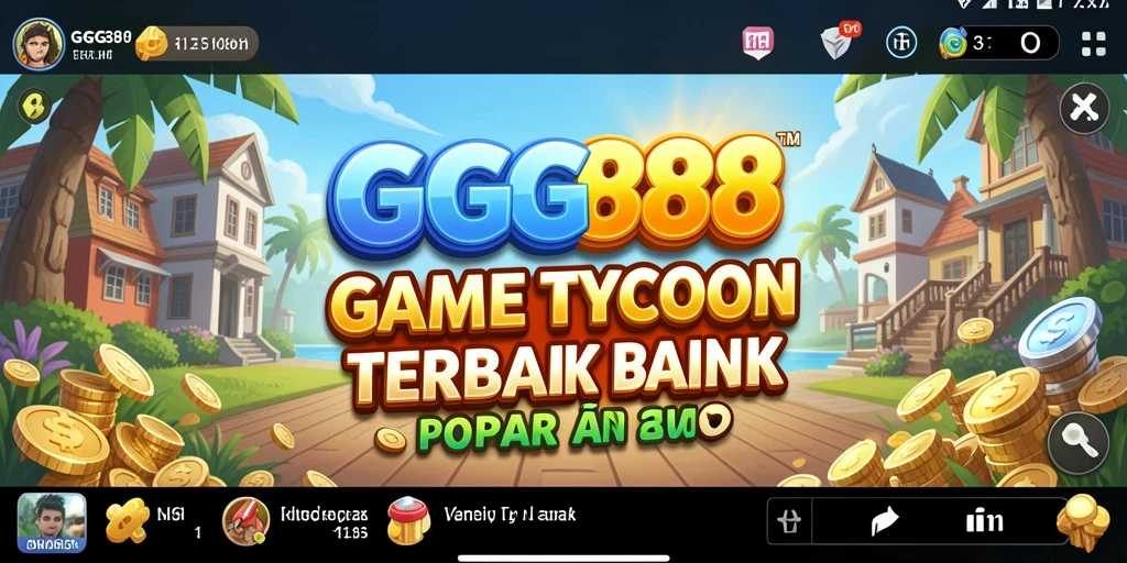 Tampilan gameplay GGG888 yang menarik dan strategis untuk para pemain Tycoon.