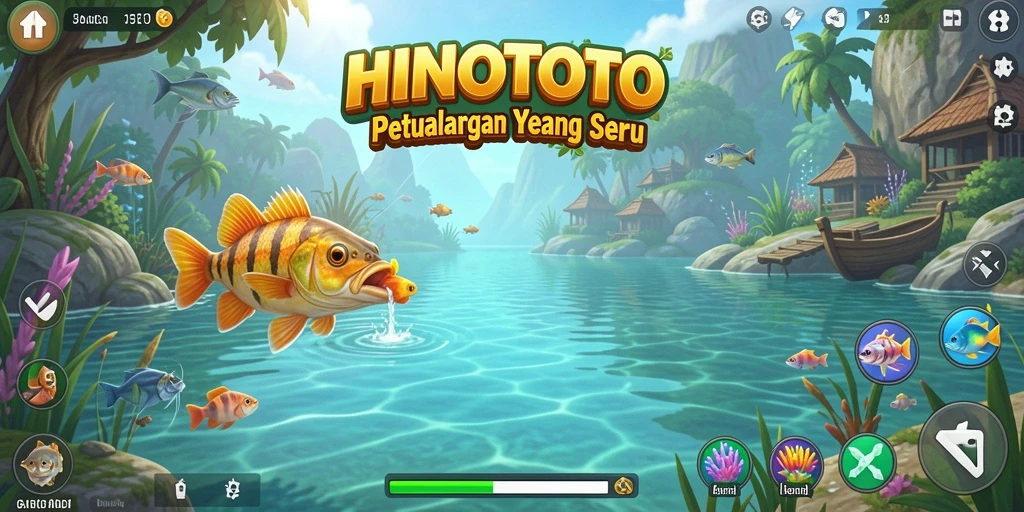 Tangkapan ikan yang menakjubkan di HINOTOTO.