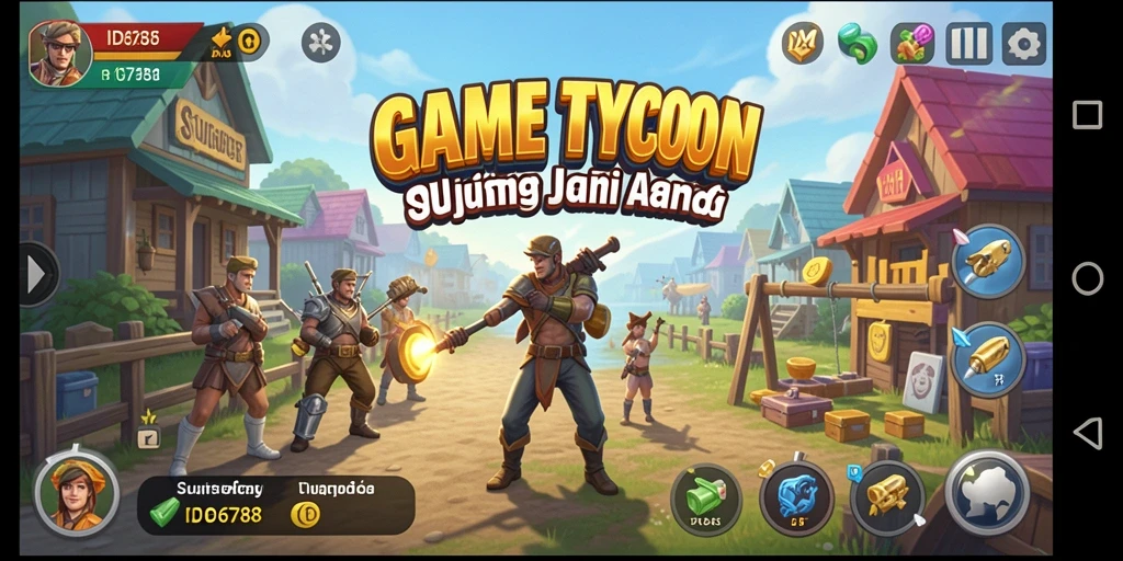 Tangkapan layar permainan ID6788 menampilkan keseruan dalam membangun bisnis Tycoon.