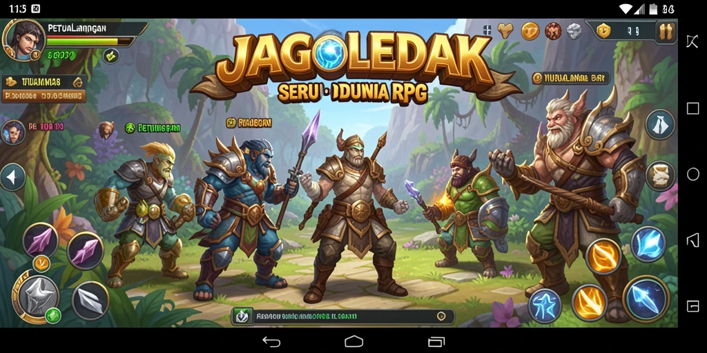 Gameplay RPG yang menarik dan memikat di JAGOLEDAK.