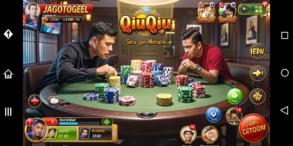 Tampilan gameplay QiuQiu yang menarik dari JAGOTOGEL.