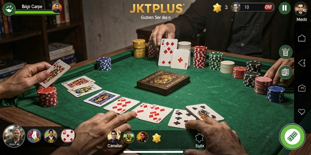 Tampilan gameplay JKTPLUS yang seru dan interaktif.