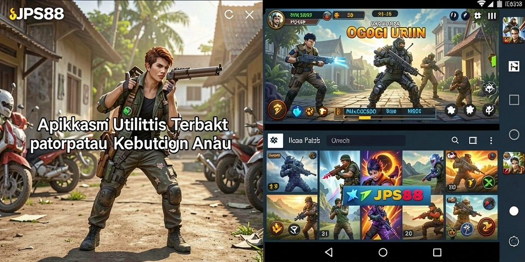 Tampilan antarmuka utama JPS88 yang ramah pengguna dan intuitif.