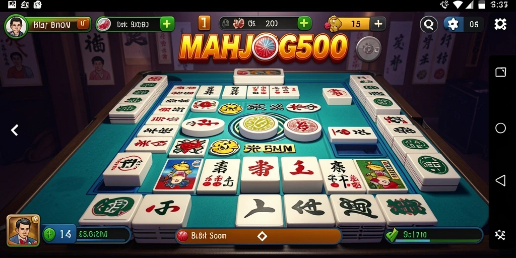 Tampilan gameplay Bingo yang seru di MAHJONG500.