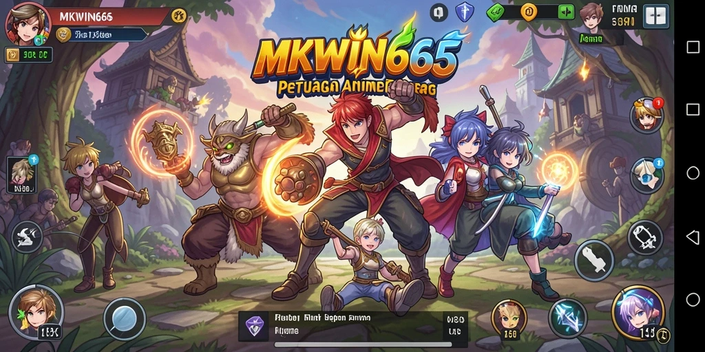 Tampilan gameplay menarik dari MKWIN666 yang penuh aksi.