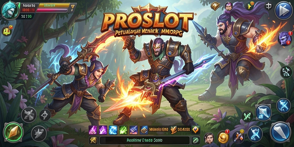 Tampilan gameplay yang epik dan mendebarkan di PROSLOT.