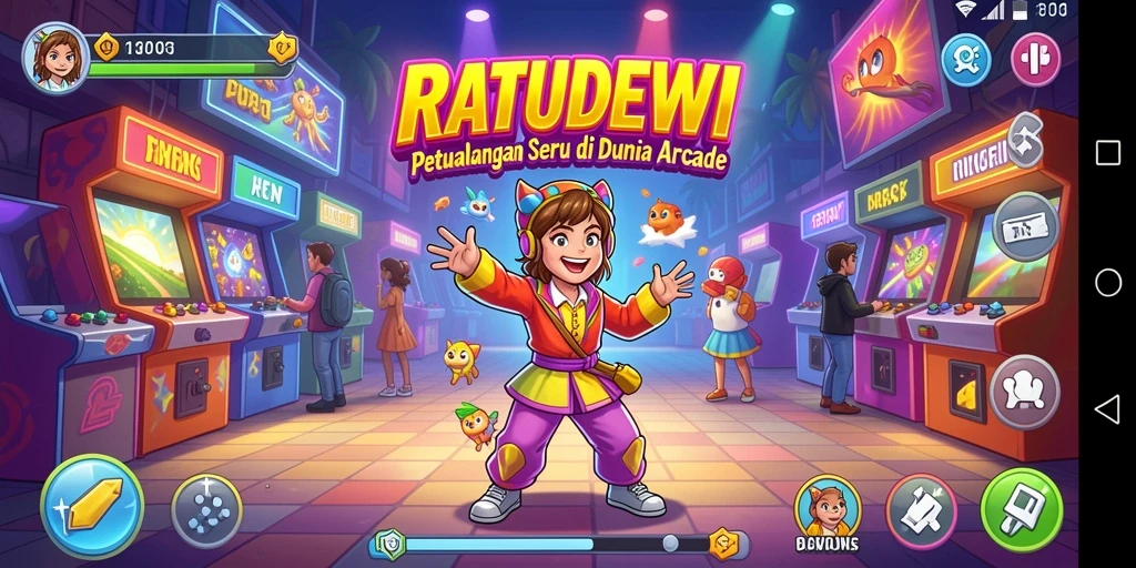 Screenshot gameplay RATUDEWI menampilkan aksi seru dan tantangan menarik.