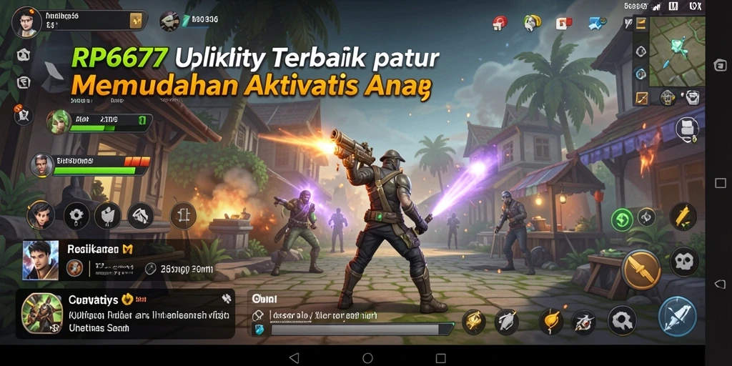 Screenshot utama RP6677 menunjukkan berbagai fitur Utility yang tersedia.