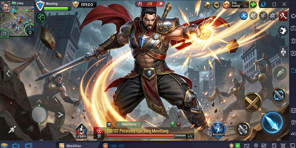 Tampilan gameplay seru dan menegangkan dari SD107.