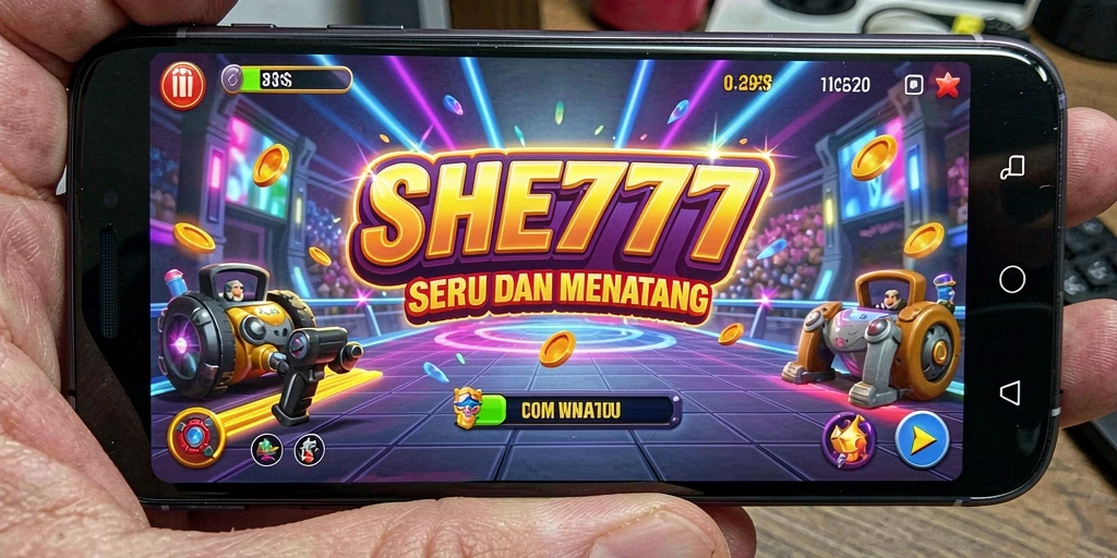Tampilan gameplay SHE777 yang penuh aksi dan seru.