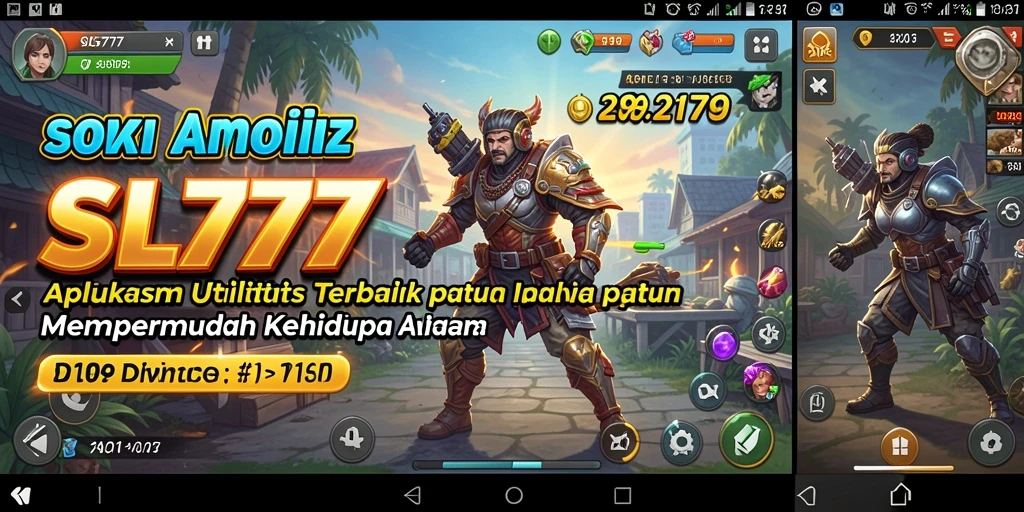 Tampilan utama SL777 yang elegan dan fungsional untuk kebutuhan utilitas.