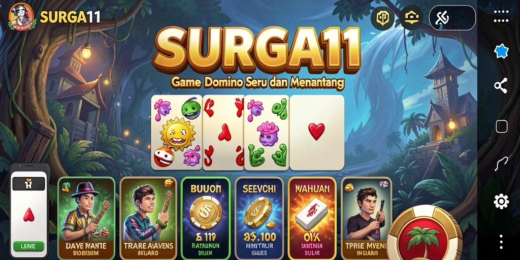 Gameplay seru dari SURGA11 dengan grafis menarik dan interaksi langsung.
