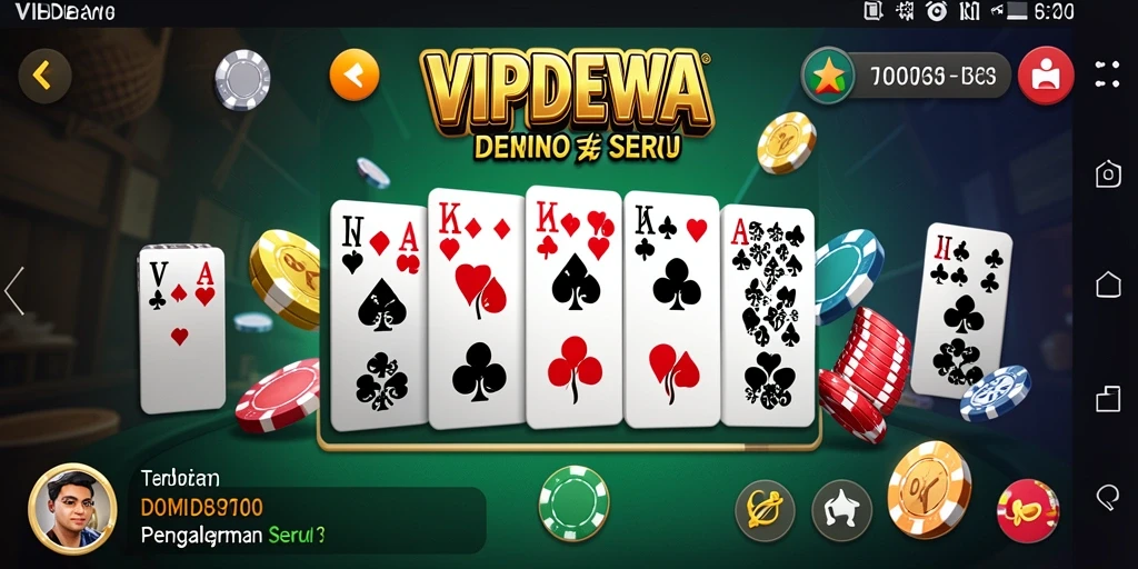 Screenshot gameplay menarik dari VIPDEWA dengan berbagai fitur seru.